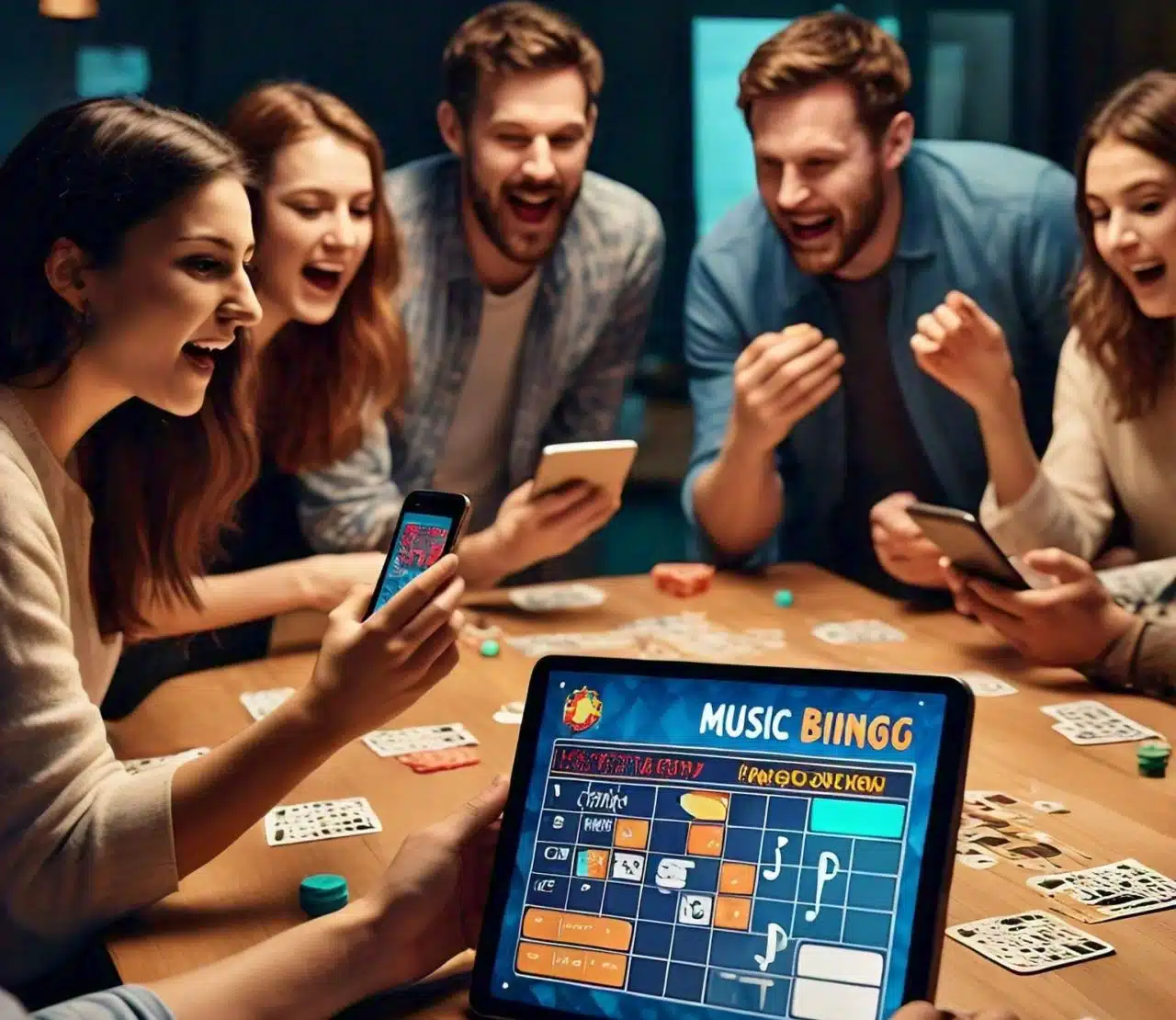 Muzingo, music bingo game