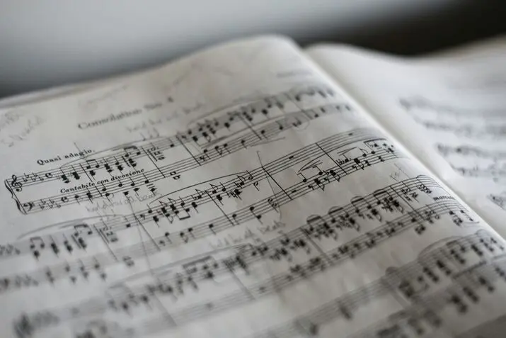 a music book