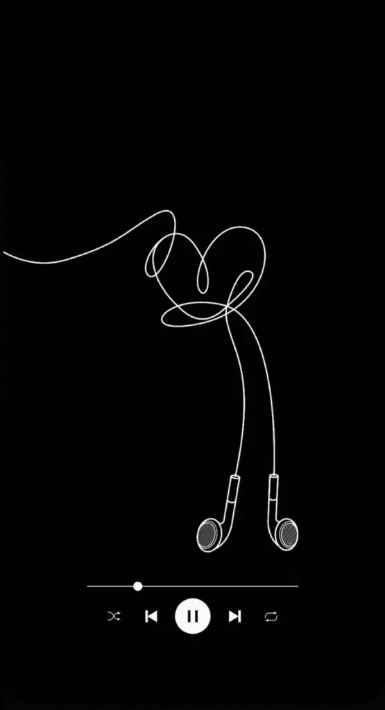 An image showcasing how music and music culture brings about love