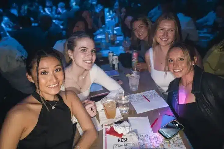 music bingo at a party