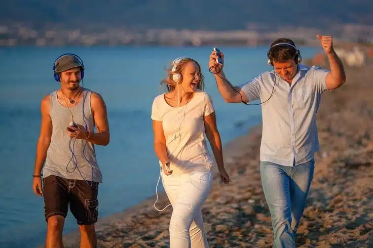 Enjoying life with rhythms of music