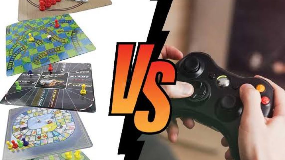 Board games vs. video games